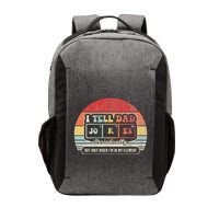 I Tell Dad Jokes Periodically Retro Style Vector Backpack
