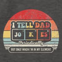 I Tell Dad Jokes Periodically Retro Style Vector Backpack