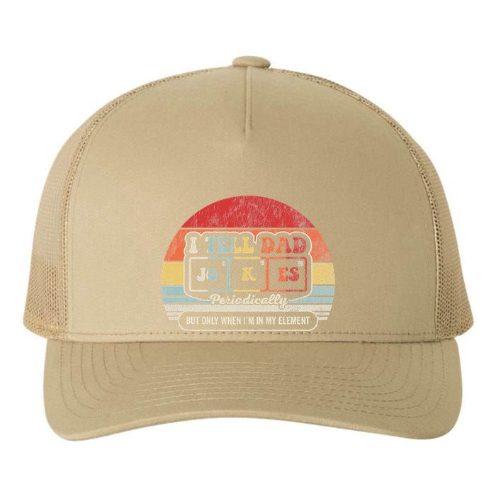 I Tell Dad Jokes Periodically Retro Style Yupoong Adult 5-Panel Trucker Hat