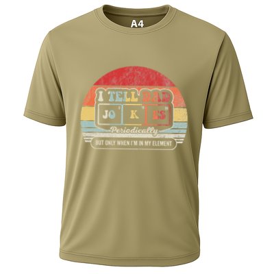 I Tell Dad Jokes Periodically Retro Style Performance Shirt