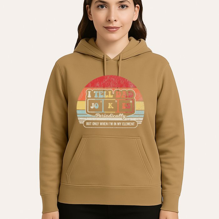 I Tell Dad Jokes Periodically Retro Style Hoodie