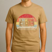 I Tell Dad Jokes Periodically Retro Style T-Shirt
