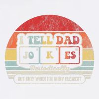 I Tell Dad Jokes Periodically Retro Style Garment-Dyed Sweatshirt