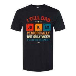 I Tell Dad Jokes Periodically Element Retro Fathers Day Softstyle CVC T-Shirt