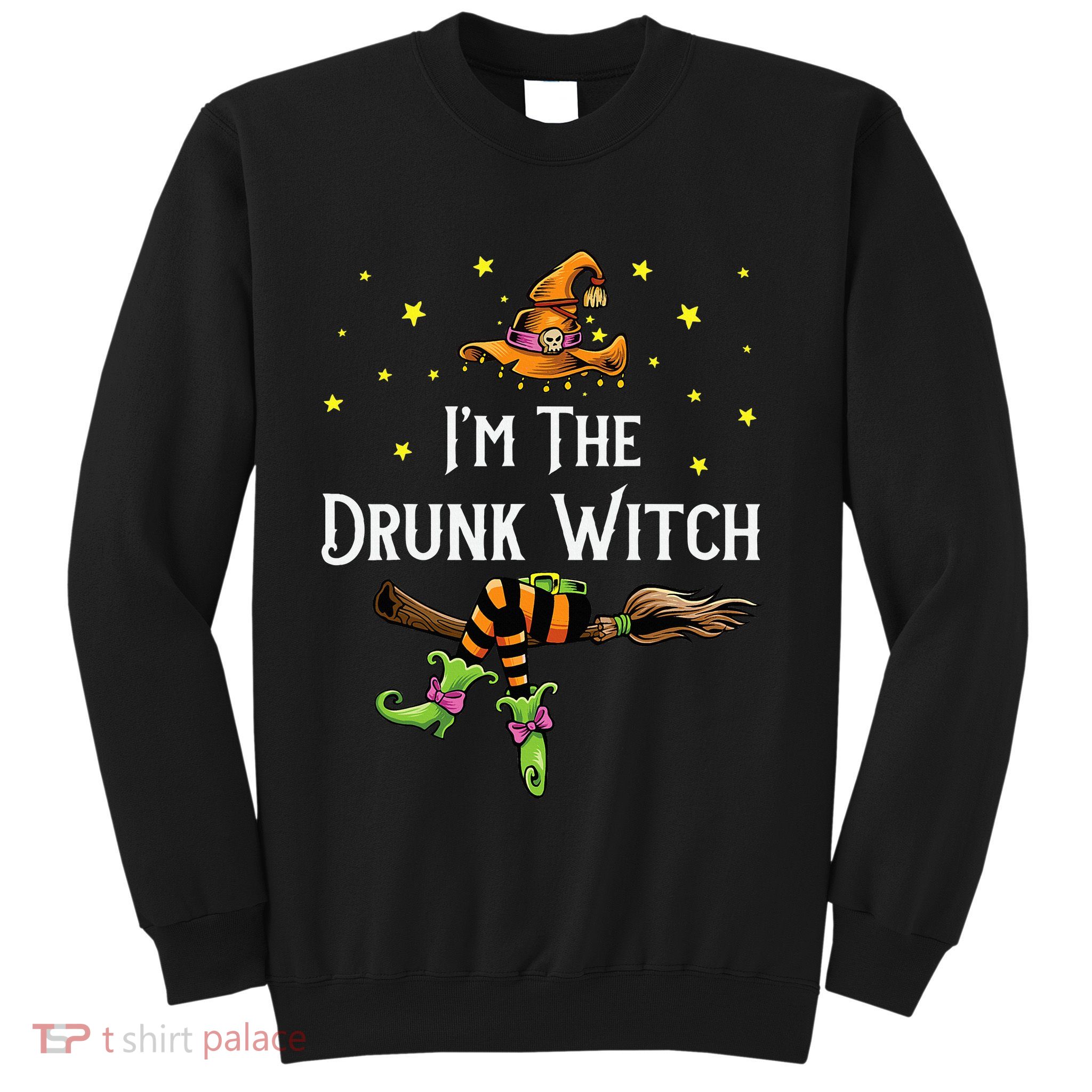 Im the Drunk Witch Halloween Matching Group Costume Sweatshirt