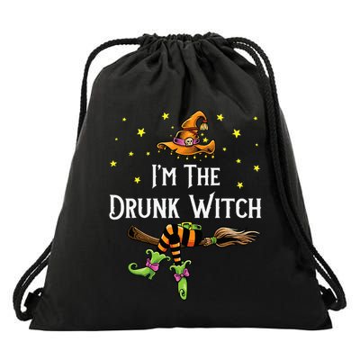 Im the Drunk Witch Halloween Matching Group Costume Drawstring Bag