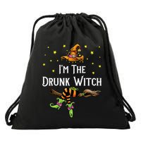 Im the Drunk Witch Halloween Matching Group Costume Drawstring Bag