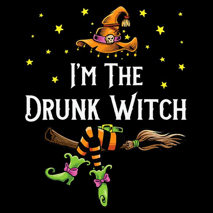Im the Drunk Witch Halloween Matching Group Costume Drawstring Bag
