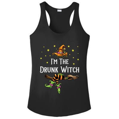 Im the Drunk Witch Halloween Matching Group Costume Ladies PosiCharge Competitor Racerback Tank