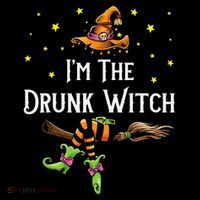 Im the Drunk Witch Halloween Matching Group Costume Youth Performance Sprint T-Shirt