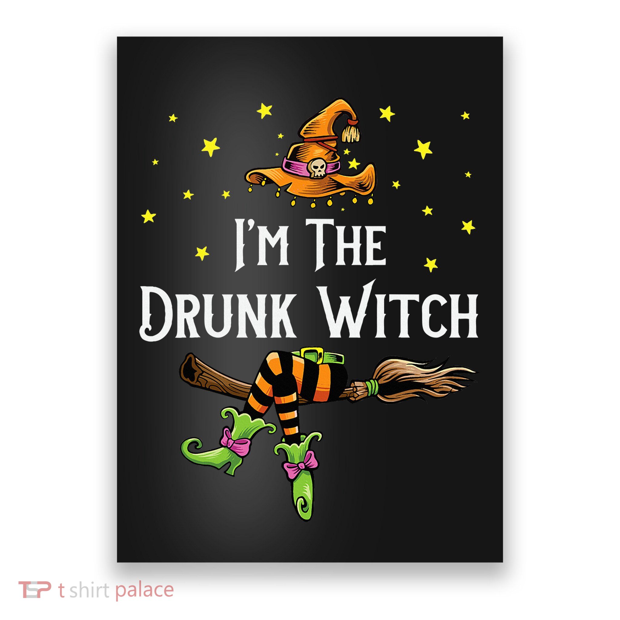 Im the Drunk Witch Halloween Matching Group Costume Poster