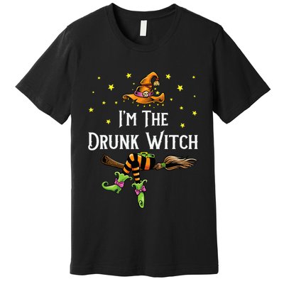 Im the Drunk Witch Halloween Matching Group Costume Premium T-Shirt