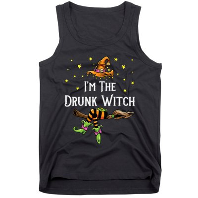 Im the Drunk Witch Halloween Matching Group Costume Tank Top