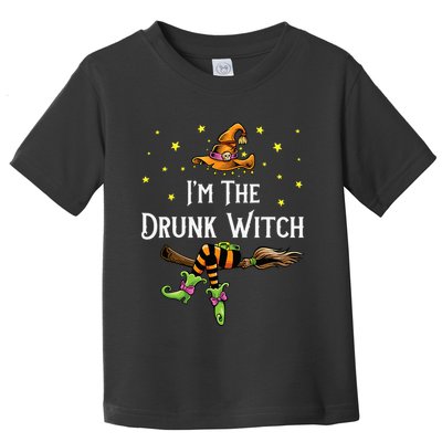 Im the Drunk Witch Halloween Matching Group Costume Toddler T-Shirt