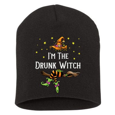 Im the Drunk Witch Halloween Matching Group Costume Short Acrylic Beanie