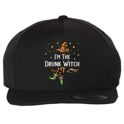 Im the Drunk Witch Halloween Matching Group Costume Wool Snapback Cap