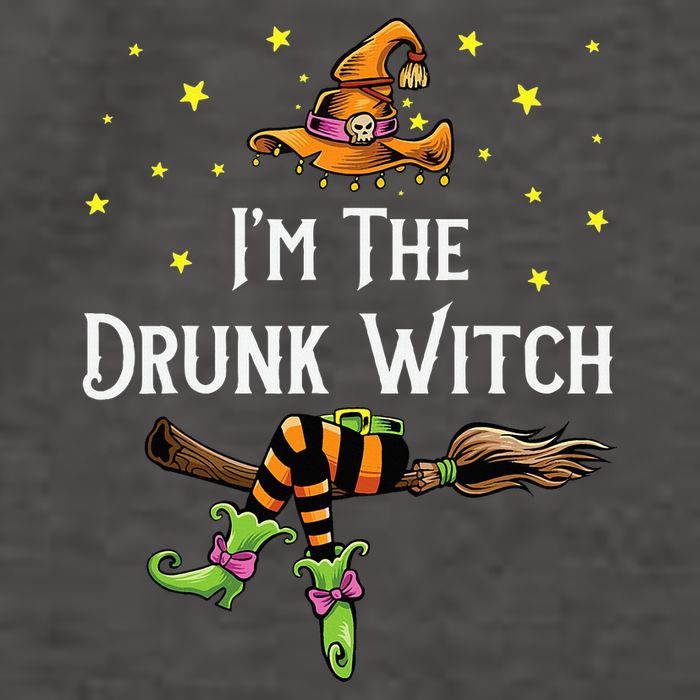 Im the Drunk Witch Halloween Matching Group Costume Vector Backpack