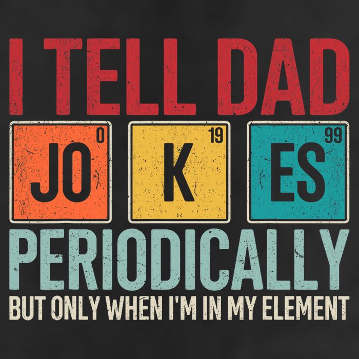 I Tell Dad Jokes Periodically Funny FatherS Day Dad Gift 7 Panel Mesh Trucker Snapback Hat