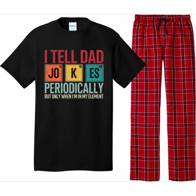 I Tell Dad Jokes Periodically Funny FatherS Day Dad Gift Pajama Set