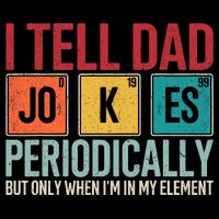 I Tell Dad Jokes Periodically Funny FatherS Day Dad Gift Wool Snapback Cap