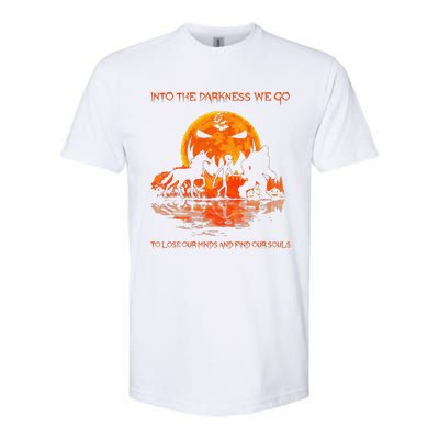 Into The Darkness We Go Bigfoot Alien Softstyle® CVC T-Shirt