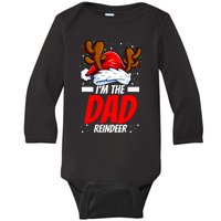 Im The Dad Reindeer Family Matching Christmas Baby Long Sleeve Bodysuit