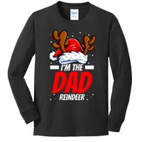 Im The Dad Reindeer Family Matching Christmas Kids Long Sleeve Shirt