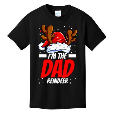 Im The Dad Reindeer Family Matching Christmas Kids T-Shirt