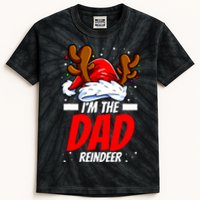 Im The Dad Reindeer Family Matching Christmas Kids Tie-Dye T-Shirt