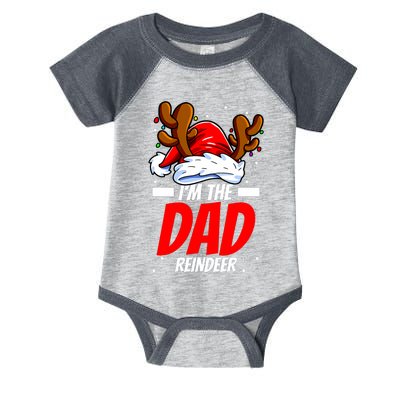 Im The Dad Reindeer Family Matching Christmas Infant Baby Jersey Bodysuit