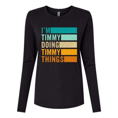 Im Timmy Doing Timmy Things Womens Cotton Relaxed Long Sleeve T-Shirt