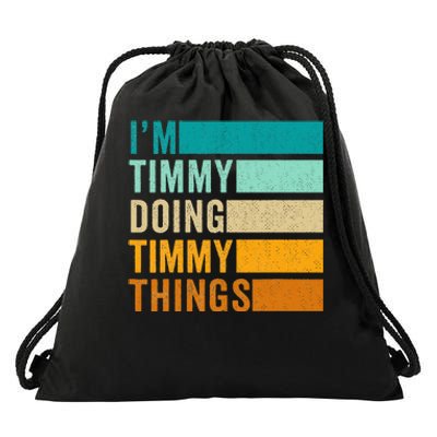 Im Timmy Doing Timmy Things Drawstring Bag