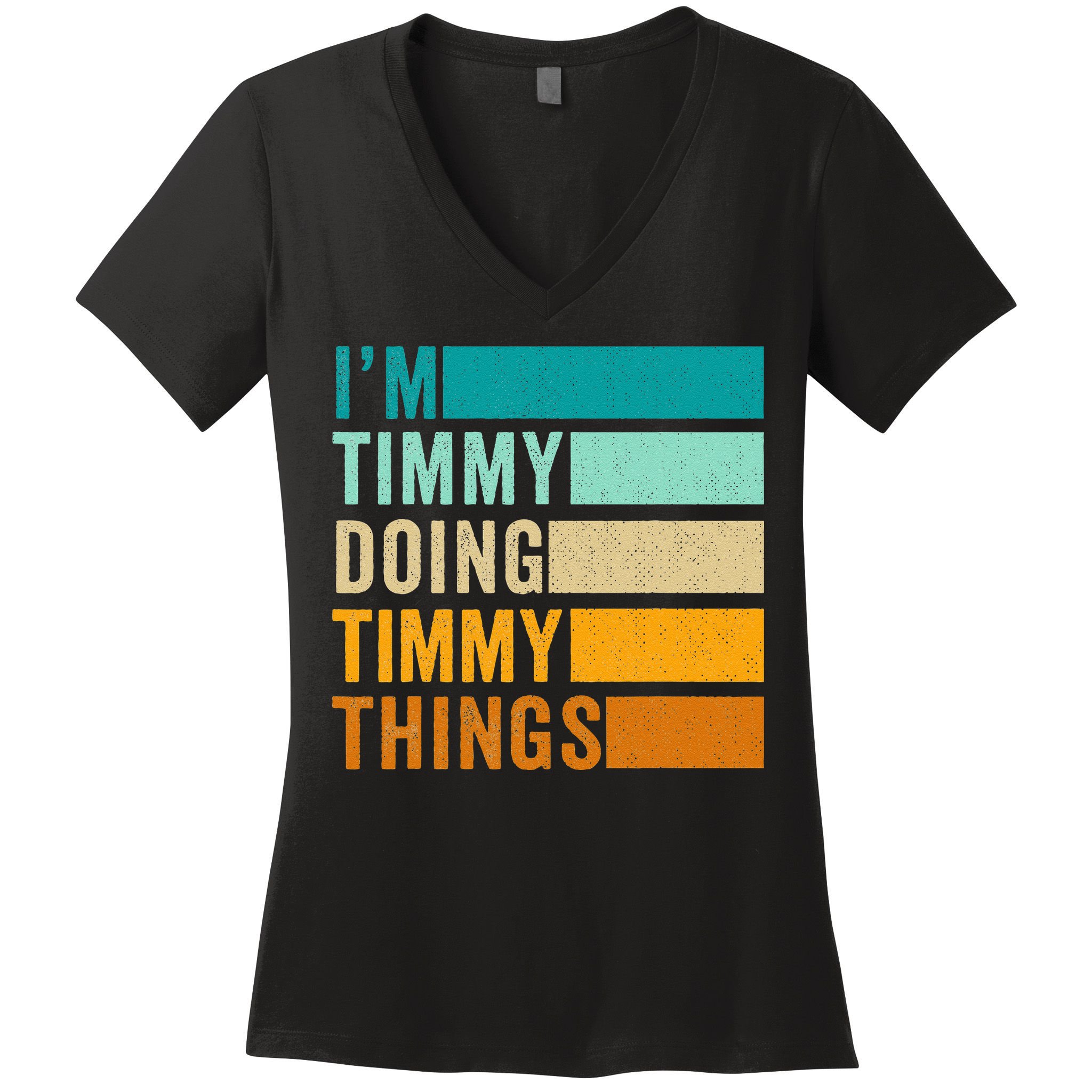 Im Timmy Doing Timmy Things Women's V-Neck T-Shirt