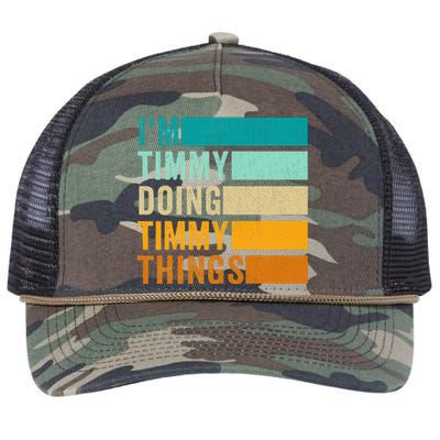 Im Timmy Doing Timmy Things Retro Rope Trucker Hat Cap