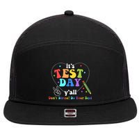 ItS Test Day YAll Funny Testing Day 7 Panel Mesh Trucker Snapback Hat