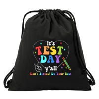 ItS Test Day YAll Funny Testing Day Drawstring Bag
