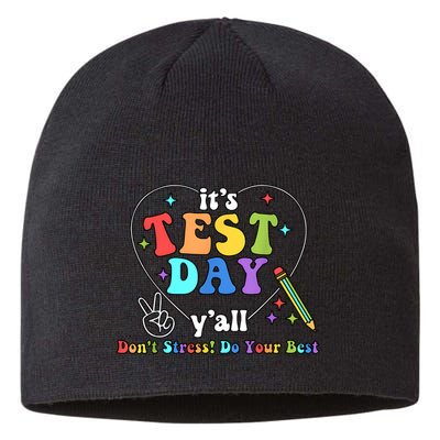 ItS Test Day YAll Funny Testing Day Sustainable Beanie