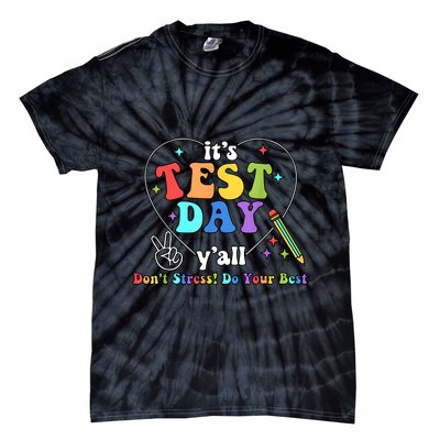ItS Test Day YAll Funny Testing Day Tie-Dye T-Shirt