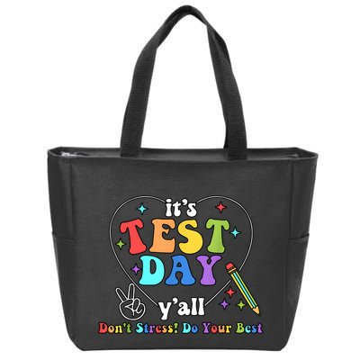 ItS Test Day YAll Funny Testing Day Zip Tote Bag