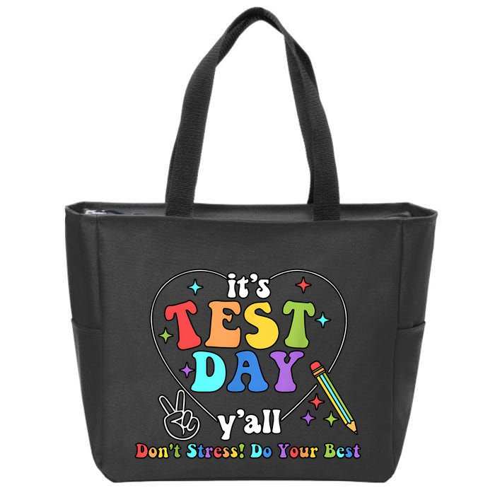 ItS Test Day YAll Funny Testing Day Zip Tote Bag
