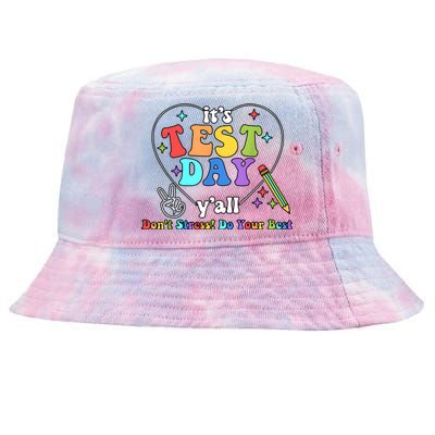 ItS Test Day YAll Funny Testing Day Tie-Dyed Bucket Hat