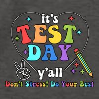 ItS Test Day YAll Funny Testing Day Vector Backpack