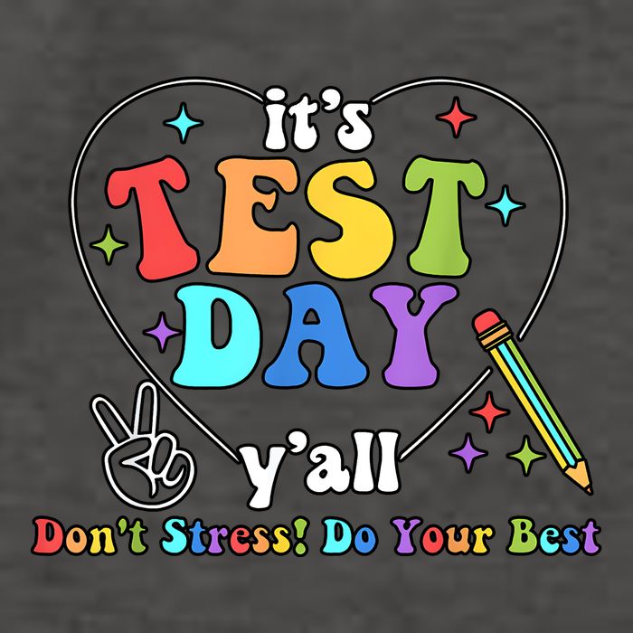 ItS Test Day YAll Funny Testing Day Vector Backpack