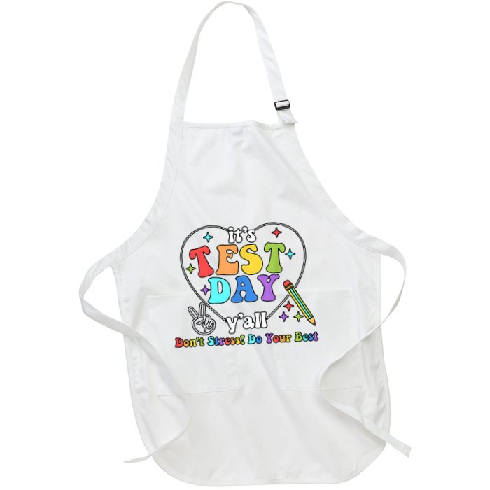 ItS Test Day YAll Funny Testing Day Apron