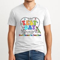 ItS Test Day YAll Funny Testing Day V-Neck T-Shirt