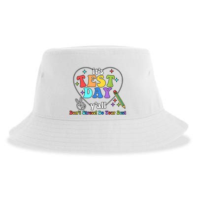 ItS Test Day YAll Funny Testing Day Sustainable Bucket Hat