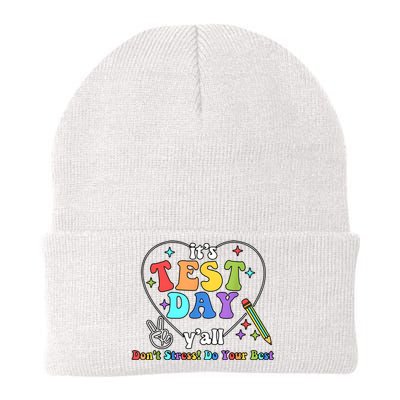 ItS Test Day YAll Funny Testing Day Knit Cap Winter Beanie