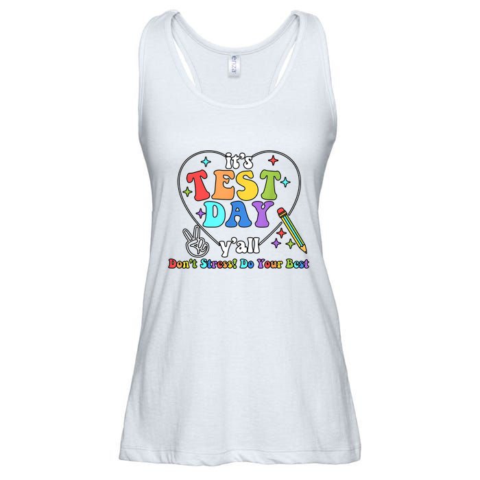 ItS Test Day YAll Funny Testing Day Ladies Essential Flowy Tank