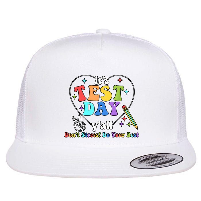 ItS Test Day YAll Funny Testing Day Flatbill Hat