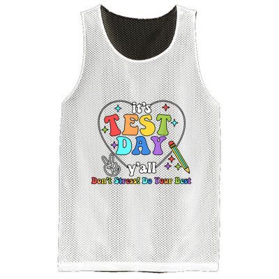 ItS Test Day YAll Funny Testing Day Mesh Reversible Basketball Jersey Tank